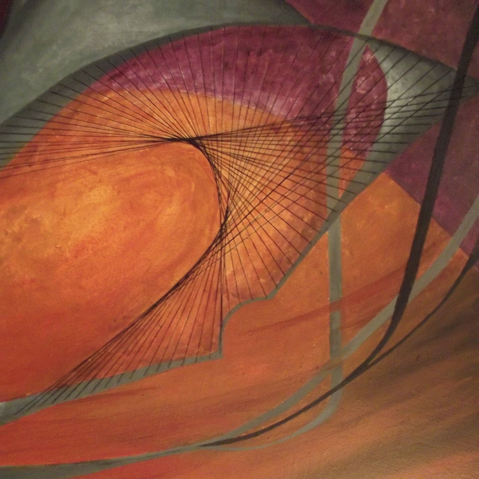 Abstract Acrylic Artist with love of texures and abstraction of science