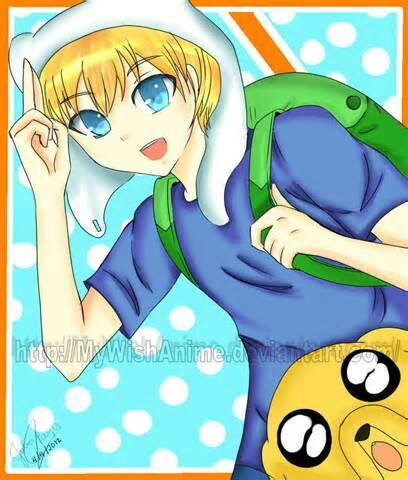 I'm the only human in the Ooo. I have a girlfriend.named Marceline. jake the dog is my super cool bro.
and I'm a hero