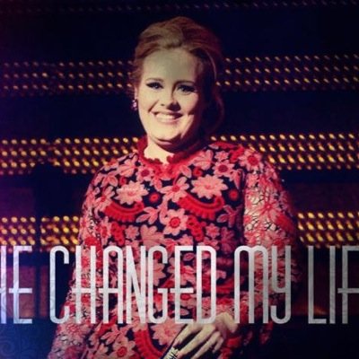 drowning in tears due to when we were young the new Adele's single