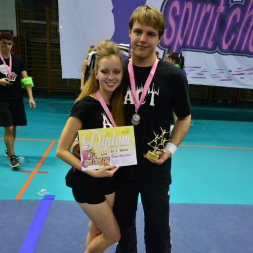 Jacob and Verča from Czech Republic, Cheer and DAANCE! - Follow us and we will follow back