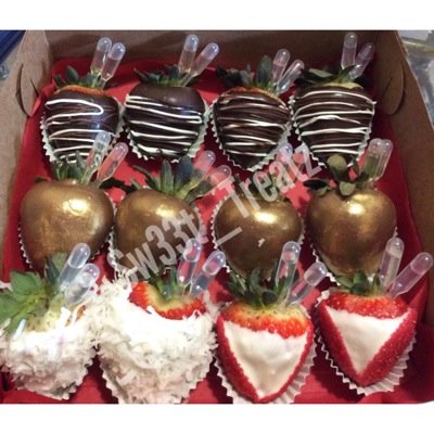 Caters to all occasions!!! Sorbets, Cupcakes, Strawberries...etc For more info, (954) 507-7417 call/text or Email: levelxxi21@gmail.com