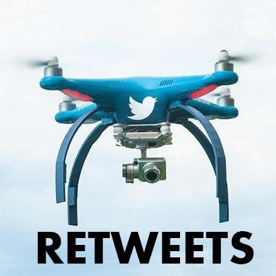 Retweets for everything drone related! Tweet @ us to gain exposure to more of the drone community