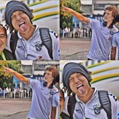 Só queria ver meu povo sorrindo - David Luiz