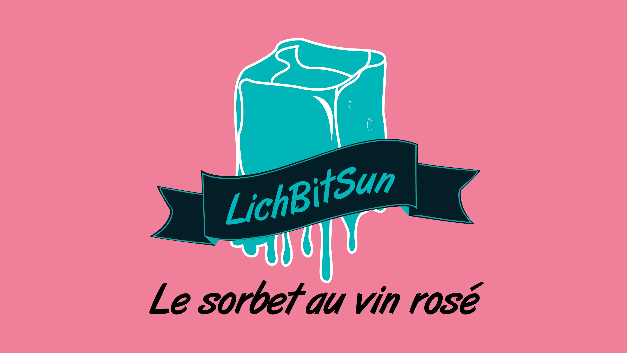 le sorbet au vin rosé
