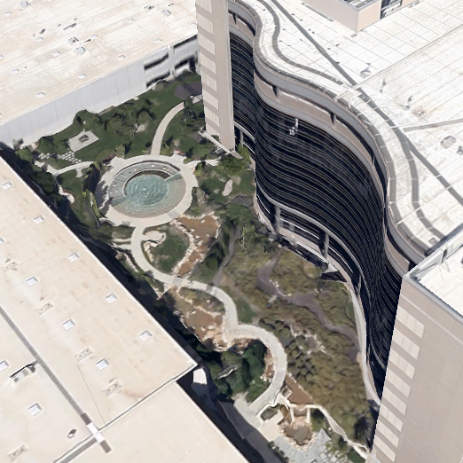 GarminCourtyard's profile picture. I'm an enclosed oasis, with a fountain, stream, waterfall, benches, trees, shrubs, grass, and more.