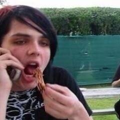 Gerard eating