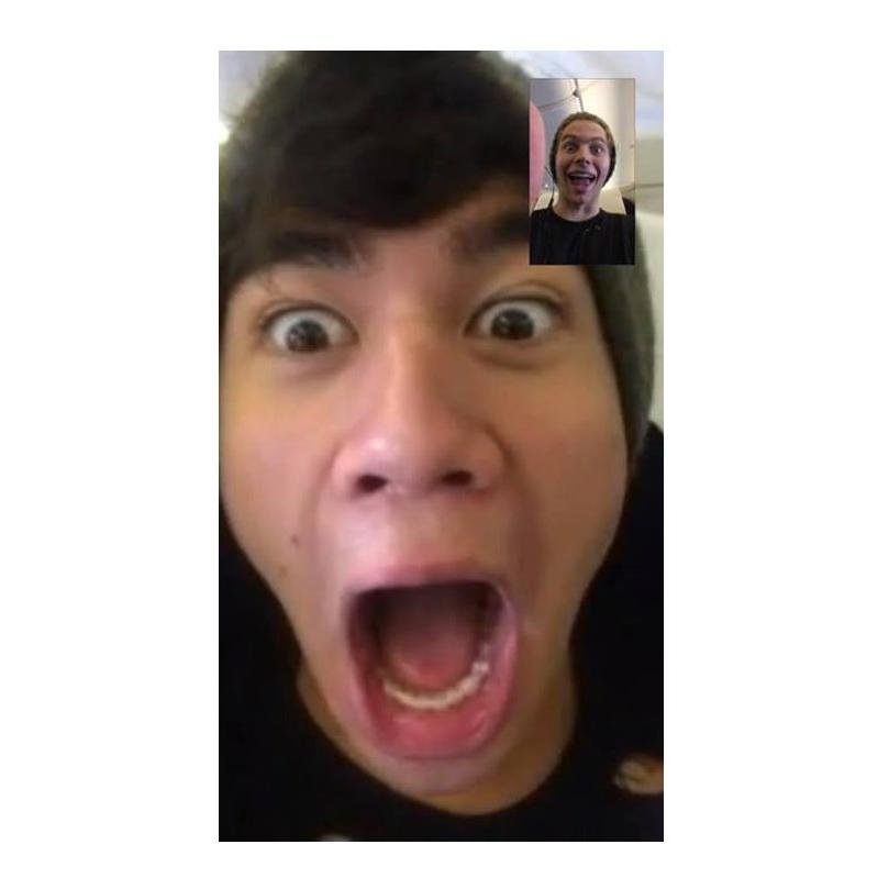 ⠀⠀⠀⠀⠀⠀⠀⠀⠀I can't stop facetiming Calum. ⠀⠀⠀⠀⠀⠀⠀⠀⠀I lub you, Calum!