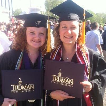 Truman Graduate 2013, Bachelor of Science in Exercise Science. Admission Counselor for Central and Southwest Missouri at Truman State University