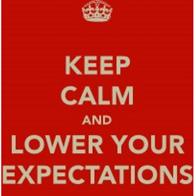 lowered expectations dating