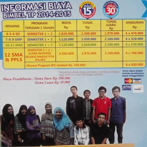 Bimbel Terbesar di Jakarta, Belajar Bersama Pengajar Jakarta | Hotline : 0651.8010.982 - 0853.6266.6273