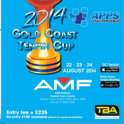 GCTenpinCup's profile picture. 2015 @AppsUnloaded Gold Coast Cup || August 28 29 30