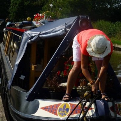 Just me. Nothing special. Living the dream on the inland waterways.