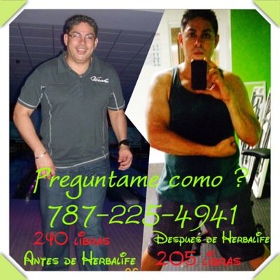 Distribuidor Independiente de HEBALIFE, quieres perder peso? Necesitas ganarte un $$ adicional partime o fulltime ??? Solo llama (787-225-4941) Sharon y Carlos