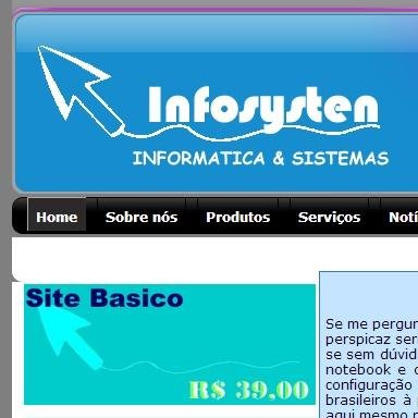 Empresa que trabalha no ramo de desenvolvimento de sistemas e websites, manutenção de desktops e notebooks. Na cidade de CANOAS/RS