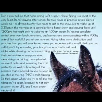 Rider. Farmer.
I'm a northern farm girl, loud n proud! Follow please :)