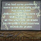 THY WORD IS A LAMP UNTO MY FEET AND A LIGHT UNTO MY PATH ...(GOD'S GOT ME! :)