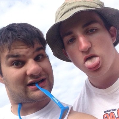 Just an average white boy having a good time