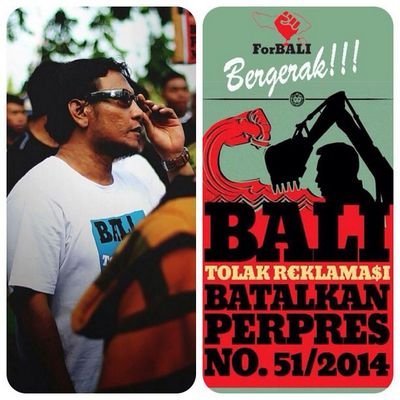 Koordinator ForBALI (Forum Rakyat Bali Tolak Reklamasi) Teluk Benoa.