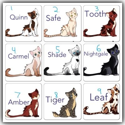 All siblings and look like their chosen cat (look like the # they are other words) Bio for all--http://t.co/lxaniyXVlP
