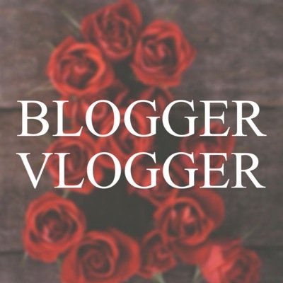 are you a blogger or vlogger? then holler! | hashtag #bloggervlogger for RTs and faves - here to help your channels grow ♡