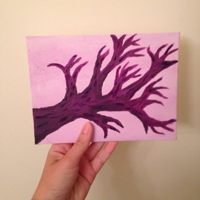 I am the vine, and you are the branches~ John 15: 5 ~ I am the purple branch~ blogger on the side