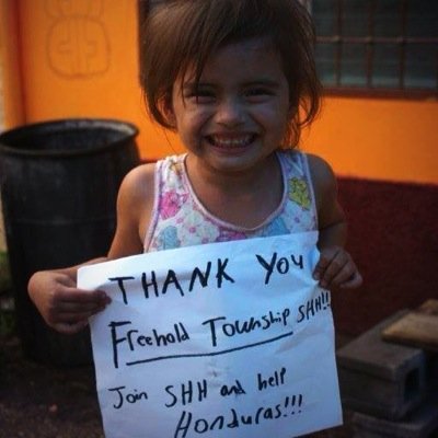 Welcome to the Freehold Township High school's offical Students Helping Honduras twitter. join SHH and make a direct impact on a childs life.Do it for the kids!