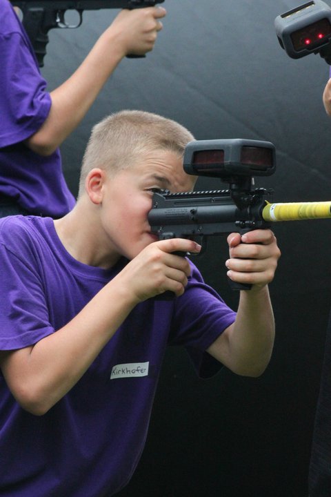 Laser Tag has all the fun, without the mess or pain of paintball. Great for all ages