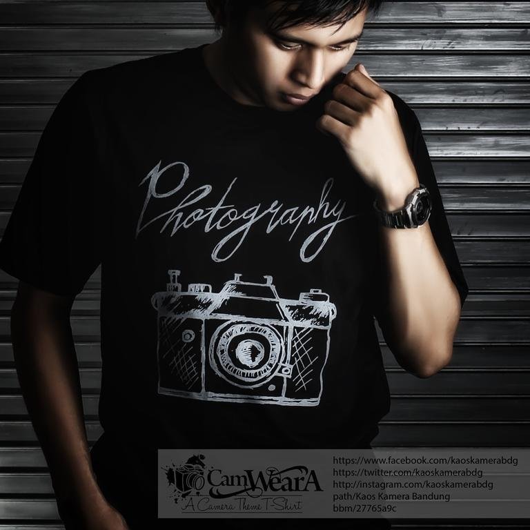 http://t.co/0cJ3J0QK3l | Kaos berbahan cotton 30s dengan tema kamera | Made in Bandung | Silakan order by BBM 27765A9C
