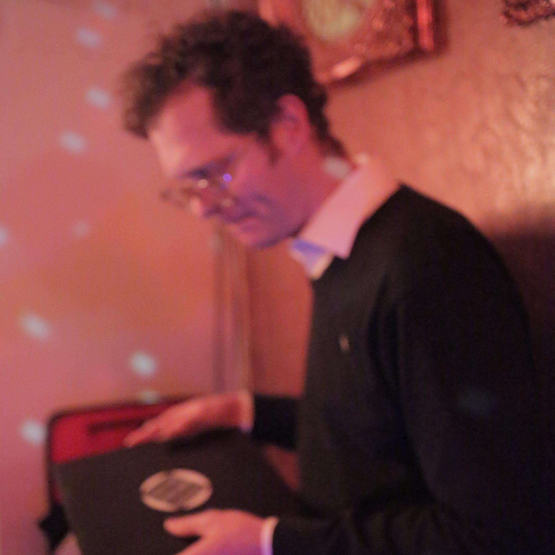 Entrepreneur, techno producer + DJ, enjoys the great outdoors on his snowboard in winter and with a flyrod in summer
