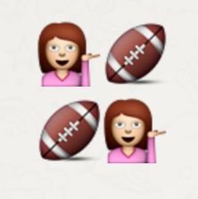 Getting a female's perspective on football! Website coming soon.