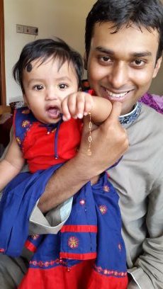 Banker by profession, father of the cutest daughter...husband of the pretiest wife...son of the greatest parents......
