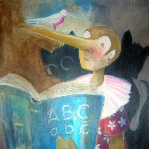 Son di Pinocchio l'Abbecedario di parole il suono porto per dire in frasi ogni pensiero e mettere ogni lettera il suo posto #TwPinocchio