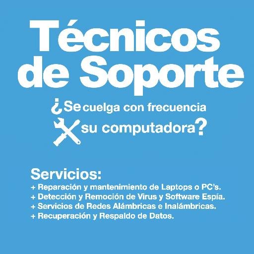 TecSoport_MCBO's profile picture. Técnicos de Soporte en Maracaibo. Soluciones a Domicilio. Computación, Redes, Informática. 0412 - 5349081