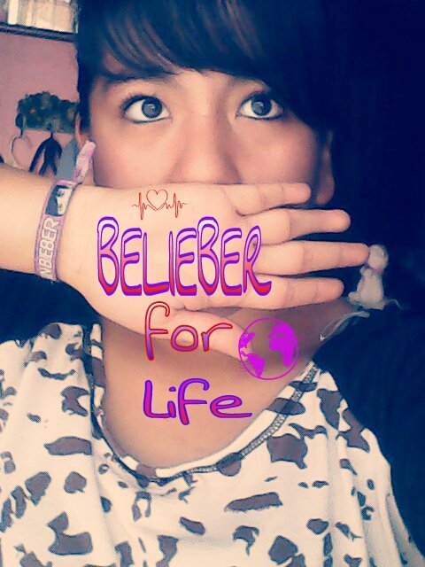 i'm belieber of heart I love you Justin Bieber never say never and believe BELIEBER 3