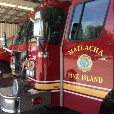The Matlacha Pine Island Fire Department provides basic life support, rescue service, fire inspections, public fire education, and boat operations.