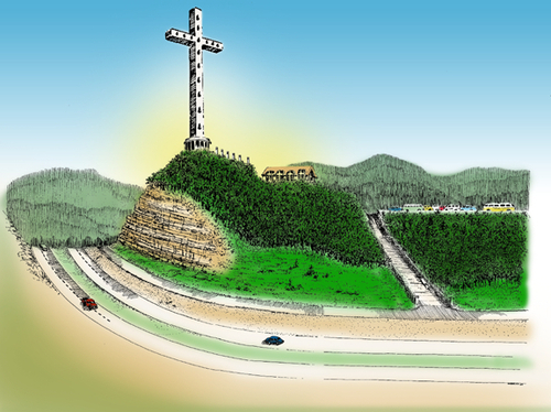 Vsionary and dedicated to building images at the cross...largest cross in the world