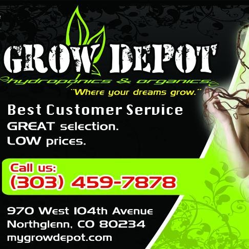 Come on by our 9,000 Sq. ft. store at 104th and Huron for the BEST PRICES on USED and NEW grow supplies. Open Mon-Fri 10am-9pm, Sat-Sun 10am-6pm.