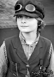 6 year old steampunk lost boy. what else do you want? (total flirt, in a little kid way. demigod but not found yet)