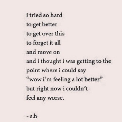 i dont deserve to be here.