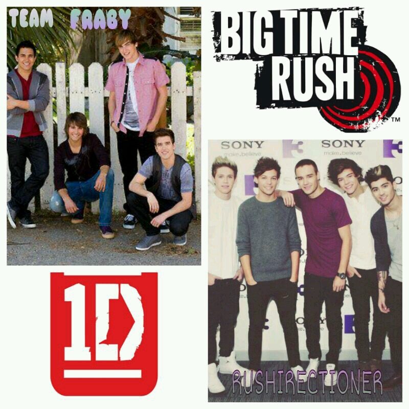 |Fran, rusher and Gaby, directioner.| Are you rusher, directioner or rushirectioner? You're welcome! :)