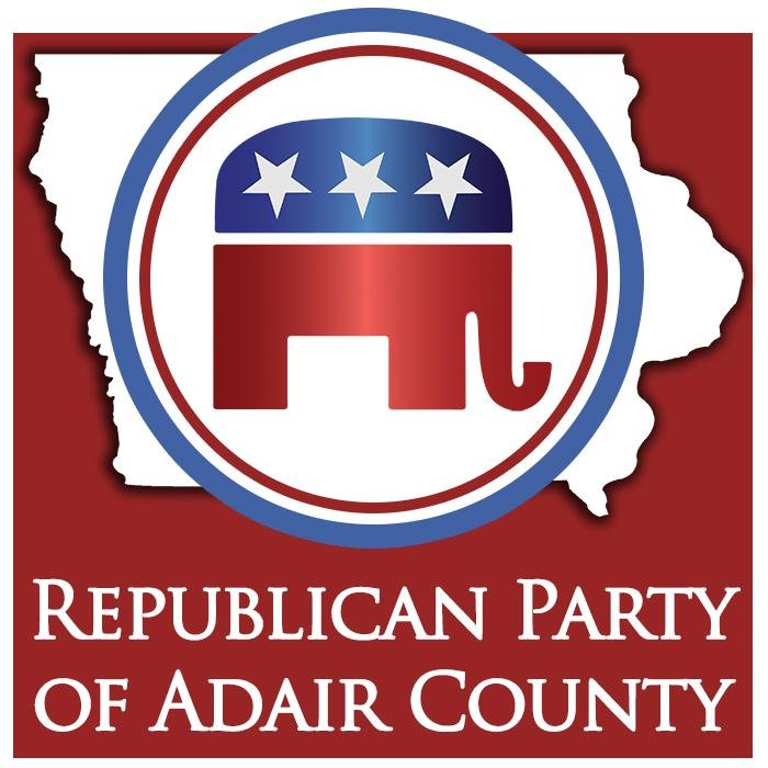AdairRepublican's profile picture. Official Tweets of the Republican Party of Adair County Iowa. Follows/Retweets/Tweets do not always mean endorsement.
