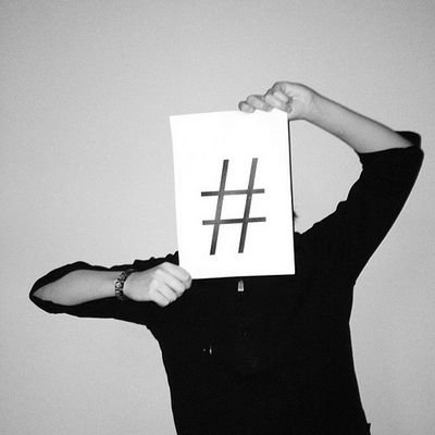 Eu levanto Hashtag