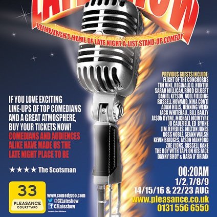 Accept no substitutions we are the best late night comedy show at the Edinburgh Fringe