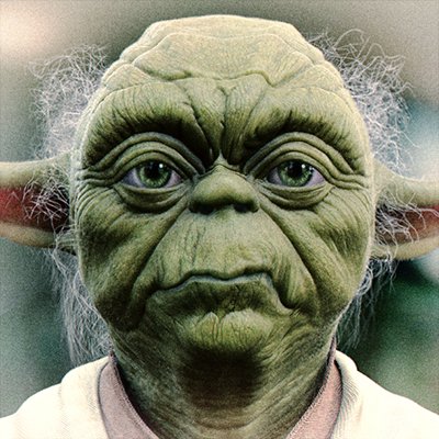 Grumpy I am. Slap in the face I will you.  Off my planet you should go.