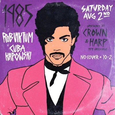 The 1985 80s Party is a monthly event at The Crown & Harp in Dallas thrown every 1st Saturday of the month with DJs Rob Viktum & CUBA!