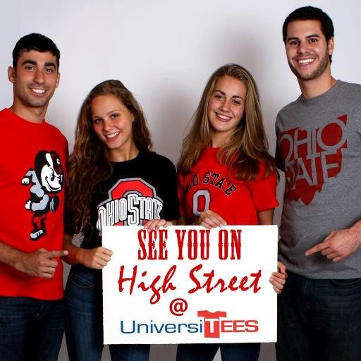 Best selection of Ohio State t-shirts in Columbus, Ohio! Plus, everything you could want OSU -- sweatshirts, hats, gifts, and more! Parking available in back!