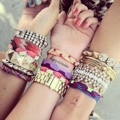 A girl can never have to many bracelets :).