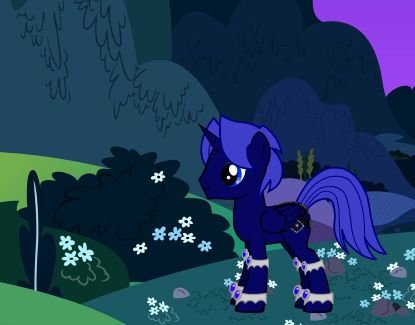 son of princess luna brother of prince blood moon and nephew of princess celestia