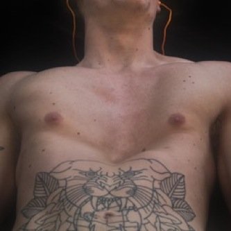 ya boy has a fucked up chest