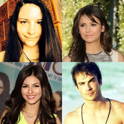 I love you the vampire diaries :) and Victorious :)